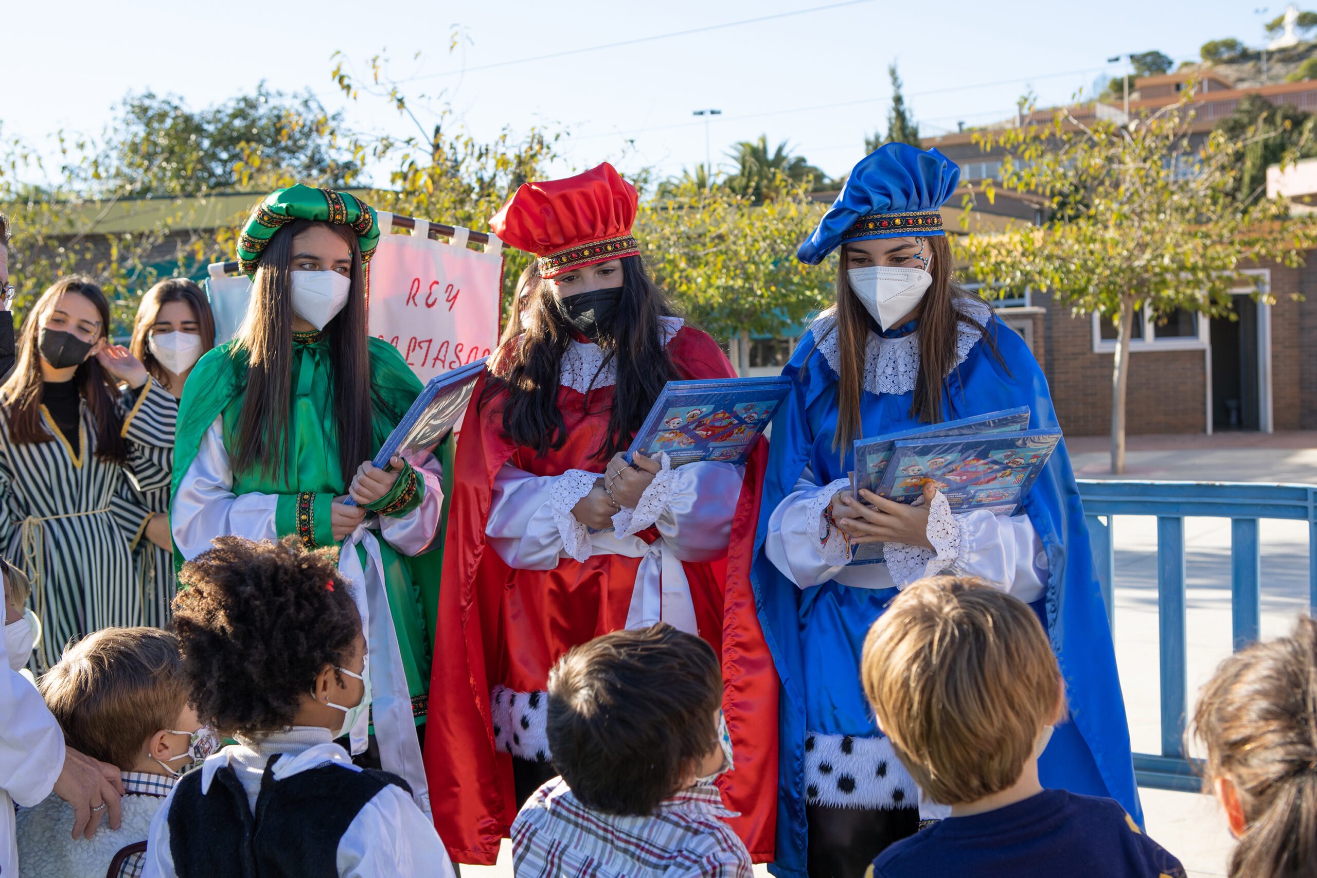 Llegada de los pajes 2021. Salesianas Alicante