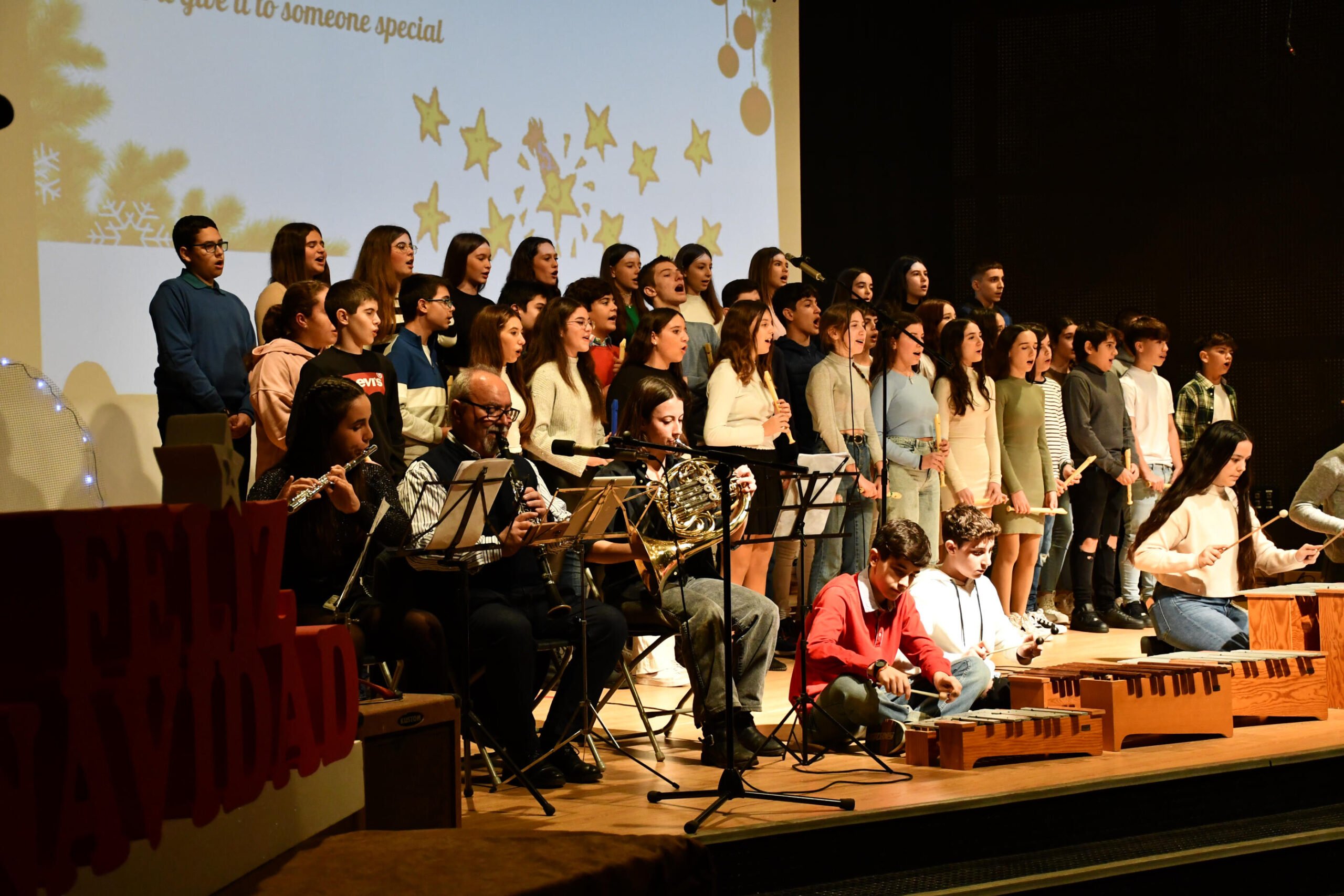 Alumnos de 2º de ESO. Villancicos 2022